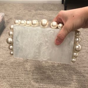 Pearl Bridal Clutch